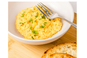 Scrambled eggs are great meal ideas with eggs