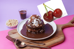 boxed brownie sundae