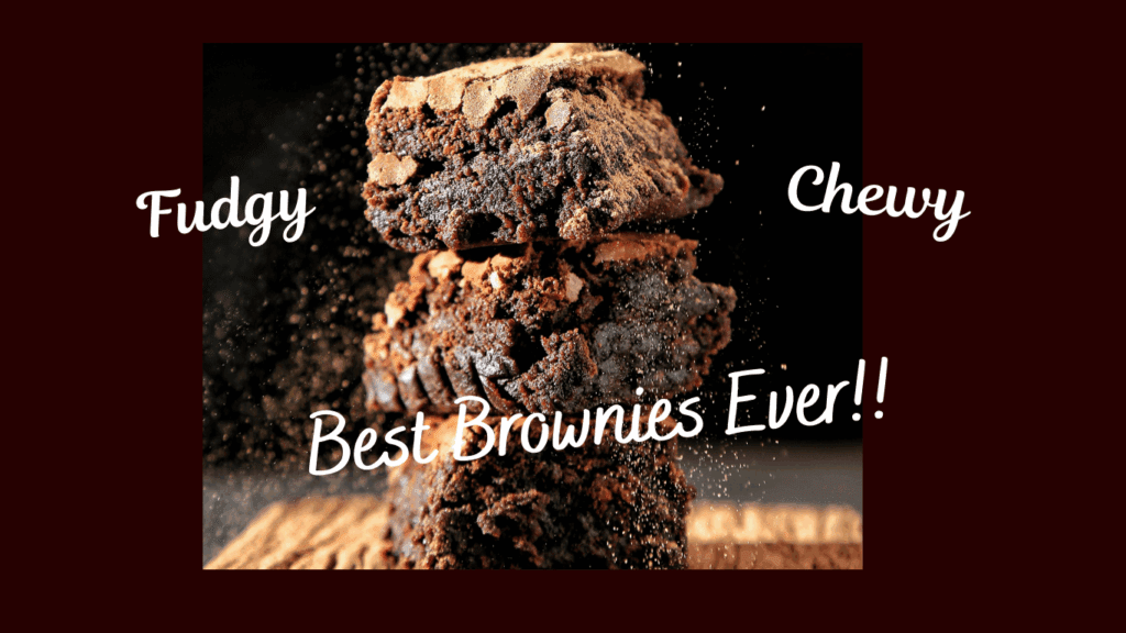 Easy fudgy homemade brownies