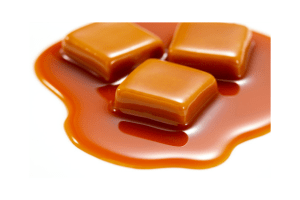 Gooey caramel sauce topping that tastes good on boxed brownies