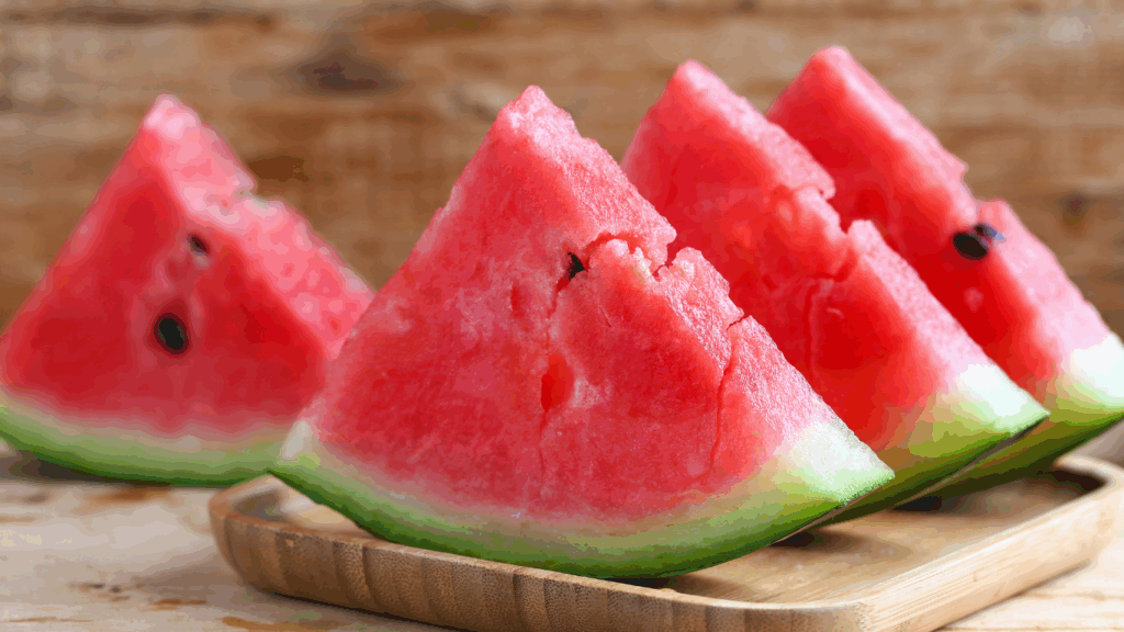 food safety with overripe watermelon
