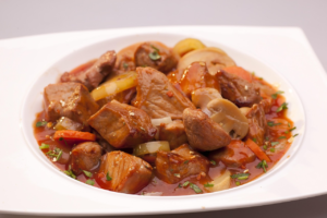 home cooking - meat dishes on platter